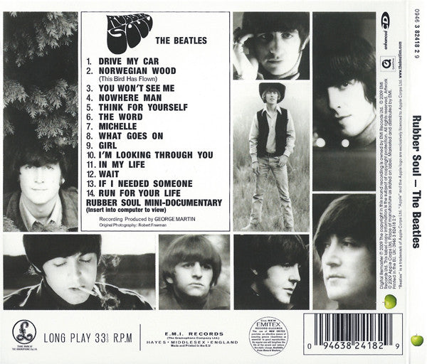 Porte-clés The Beatles – Inspiration Album Rubber Soul – Métal, Taille Unique – Cadeau Fan De Musique, Collectionneur