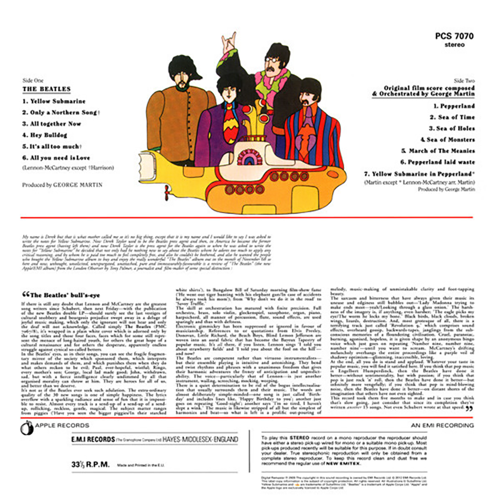 Yellow Submarine LP - The Beatles Official Store