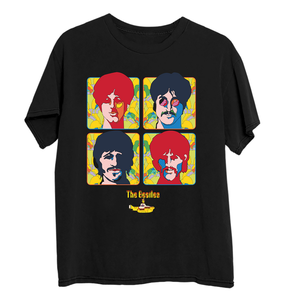 Yellow Submarine Block T-Shirt – The Beatles Official Store