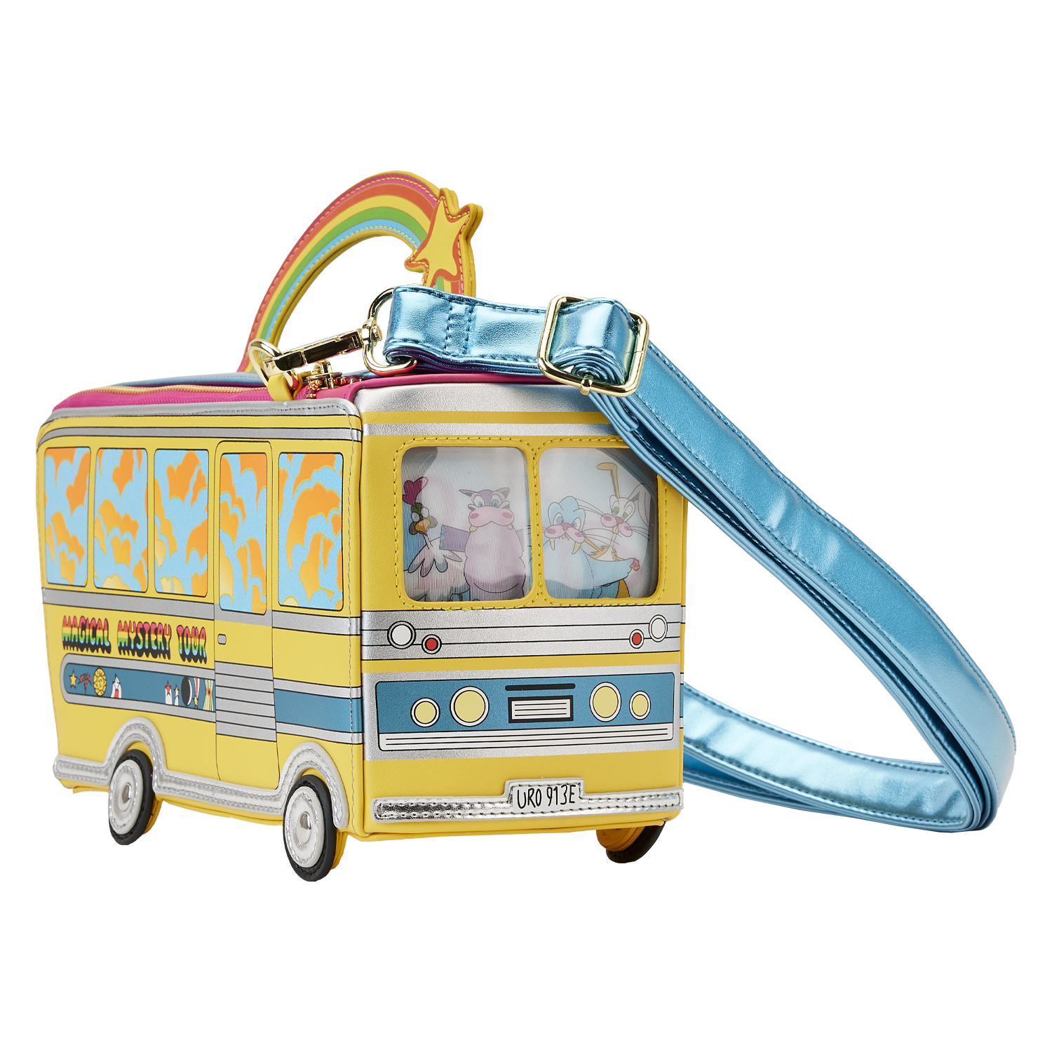 Loungefly x The Beatles マジカルミステリーツアーバス バッグ The Beatles x Loungefly Magical Mystery Tour Bus Crossbody