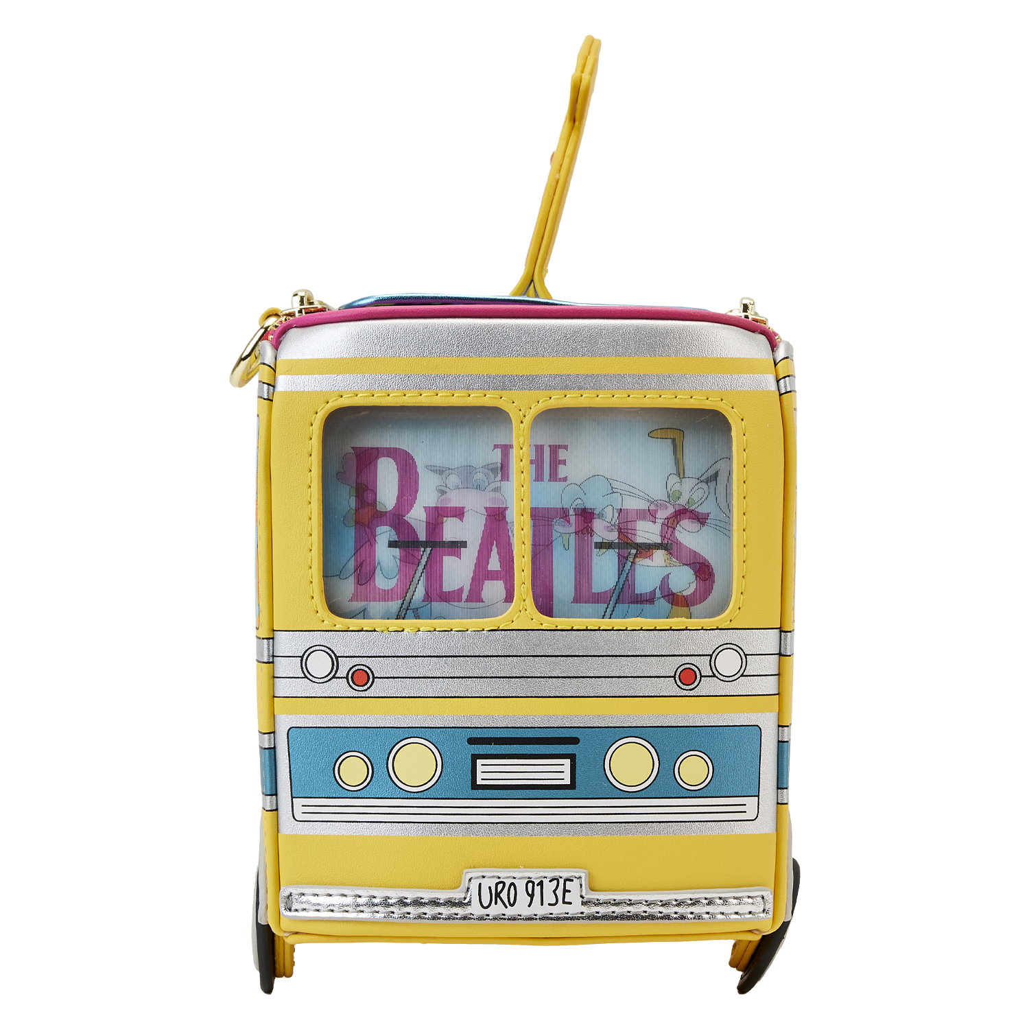 The Beatles x Loungefly Magical Mystery Tour Bus Crossbody Bag Front