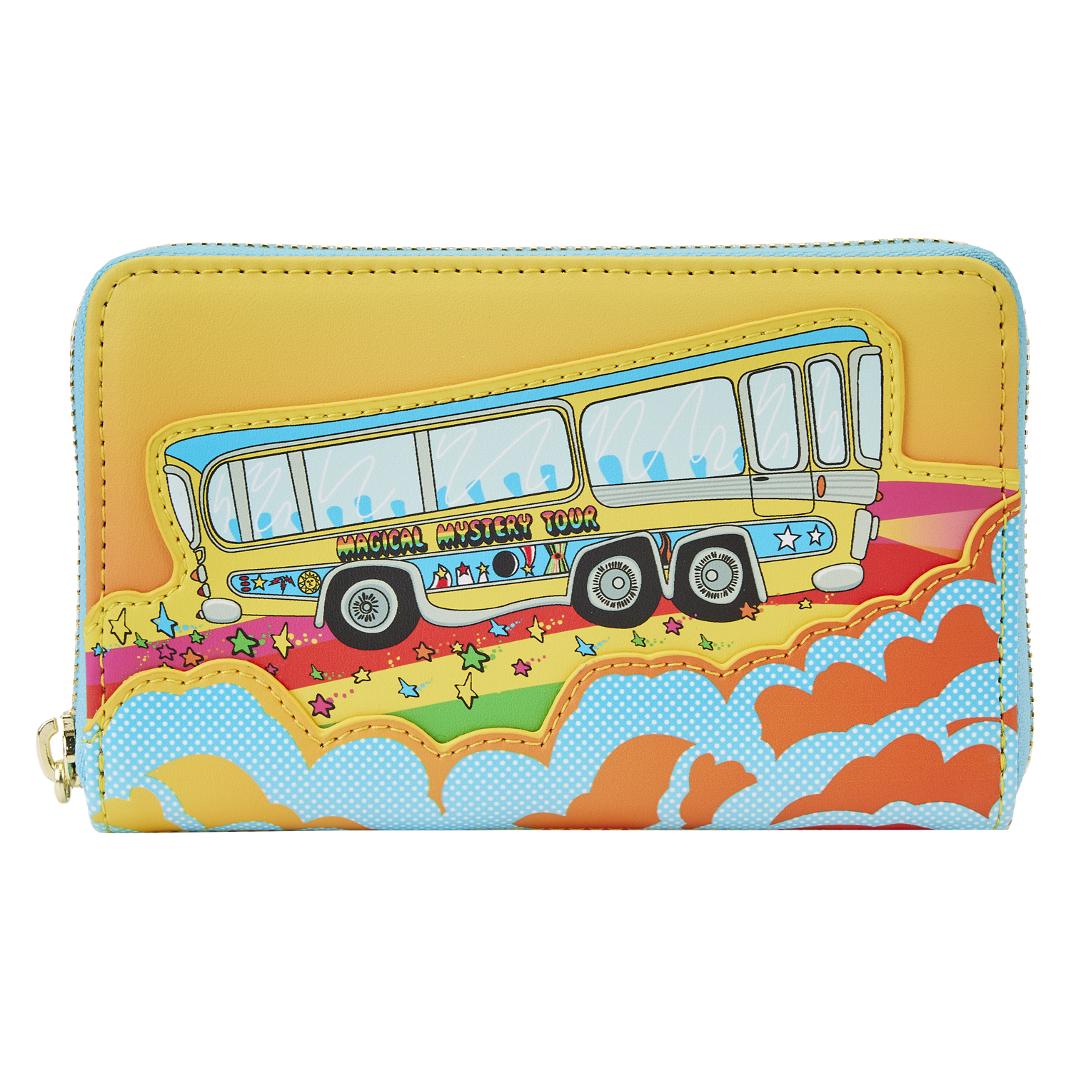 The Beatles x Loungefly Magical Mystery Tour Bus Zip Around Wallet Back