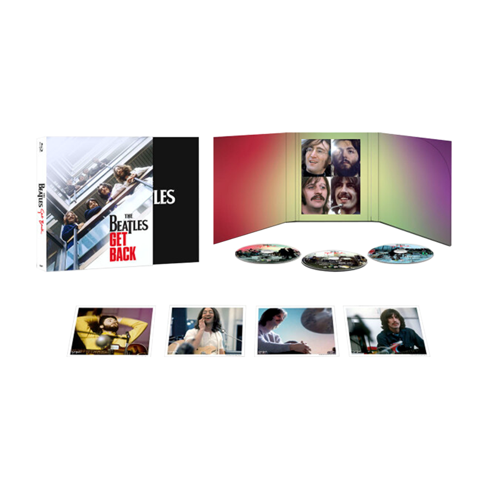 The Beatles: Get Back 3-Disc Blu-Ray Collector's Edition Pack Shot