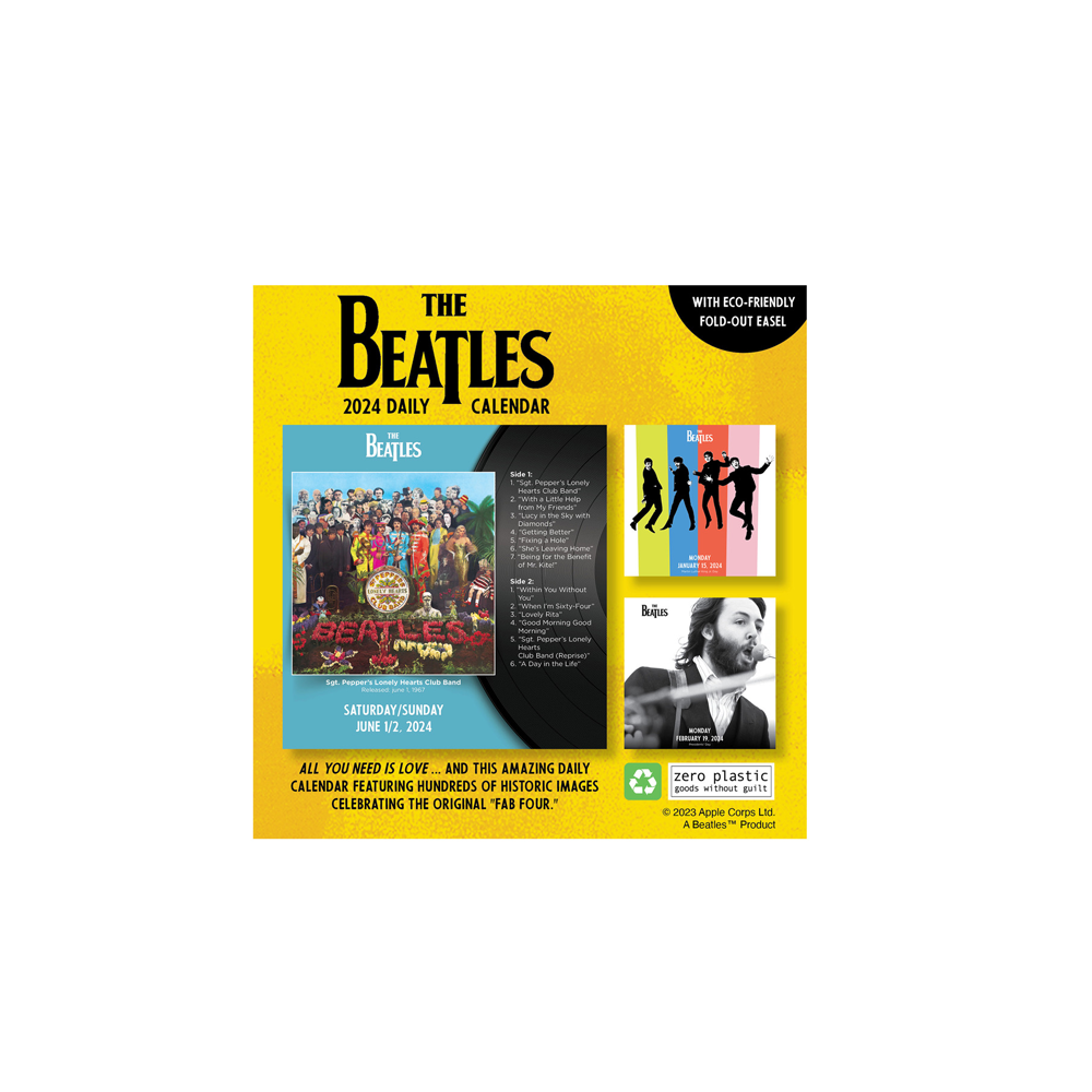 The Beatles 2024 Daily Desktop Calendar