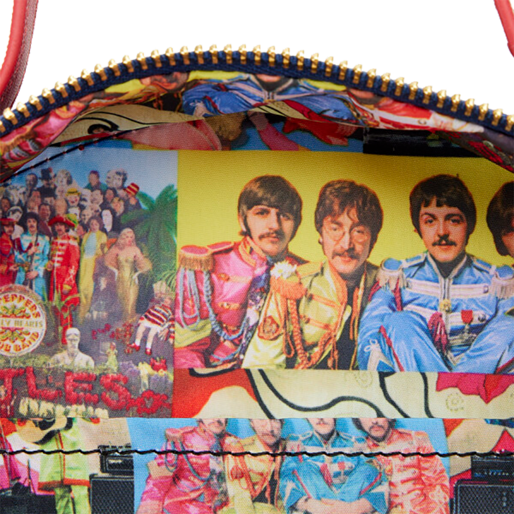 The Beatles x Loungefly Sgt. Pepper's Crossbody Bag Inside