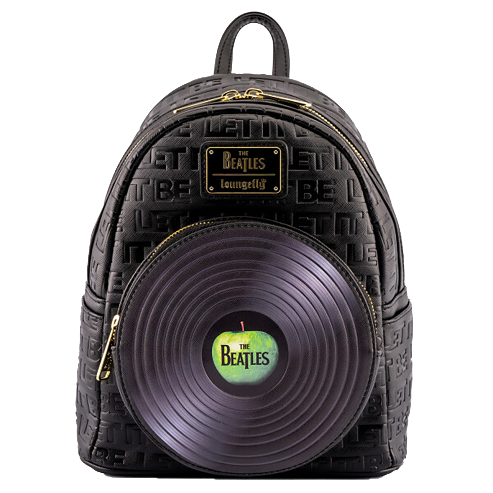 The Beatles x Loungefly Let It Be Vinyl Record Mini Backpack