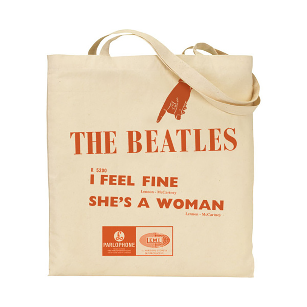 I Feel Fine/She’s A Woman Tote