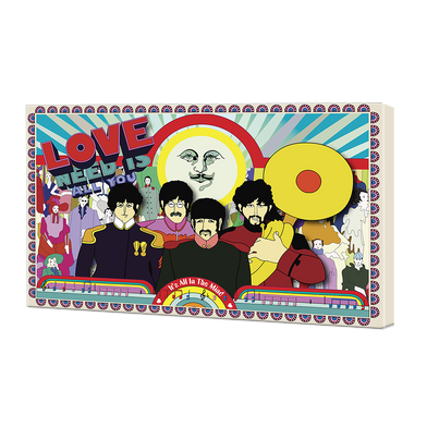 Beatles x DenniLu "Yellow Submarine" “All In The Mind” Canvas