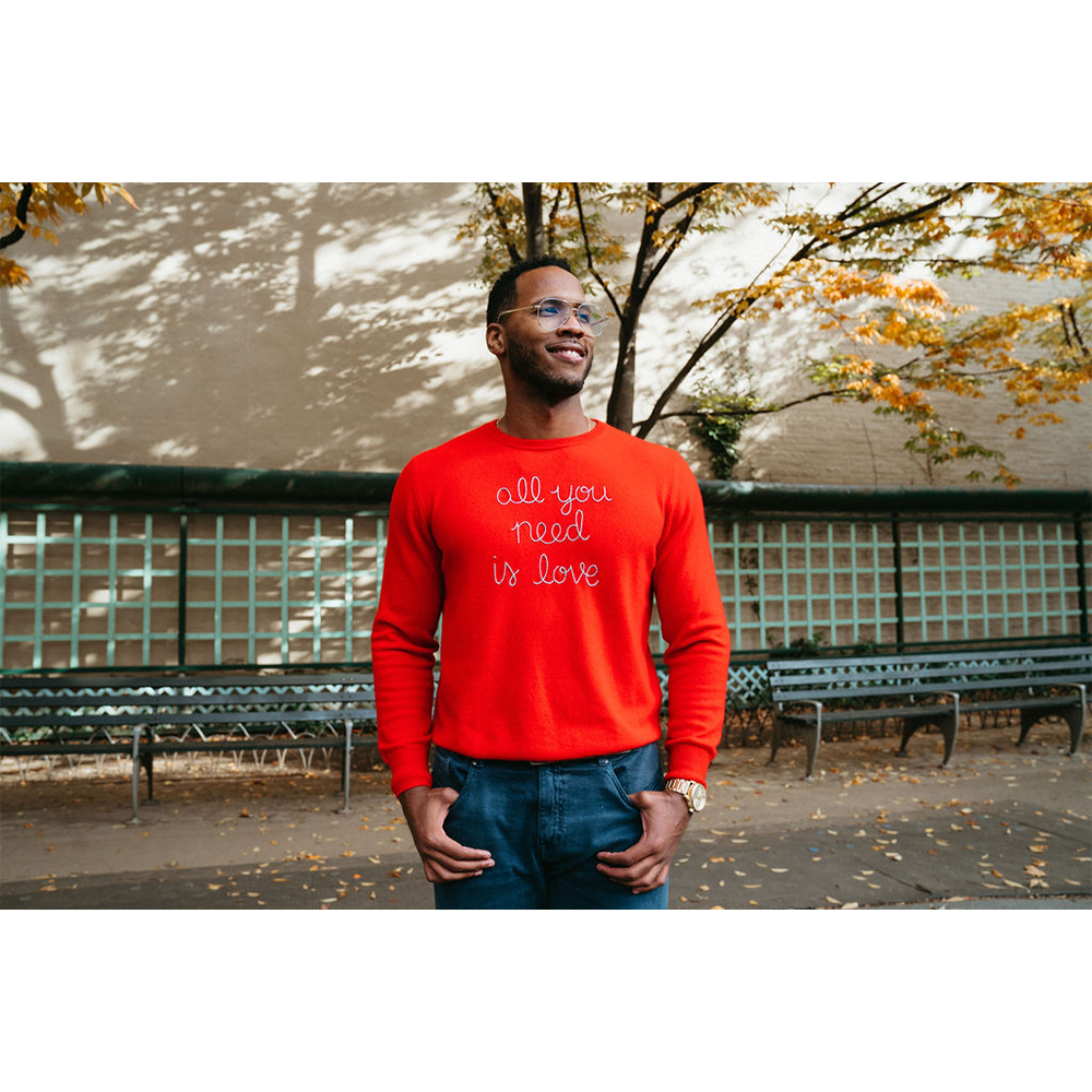 Loved red sweater clearance