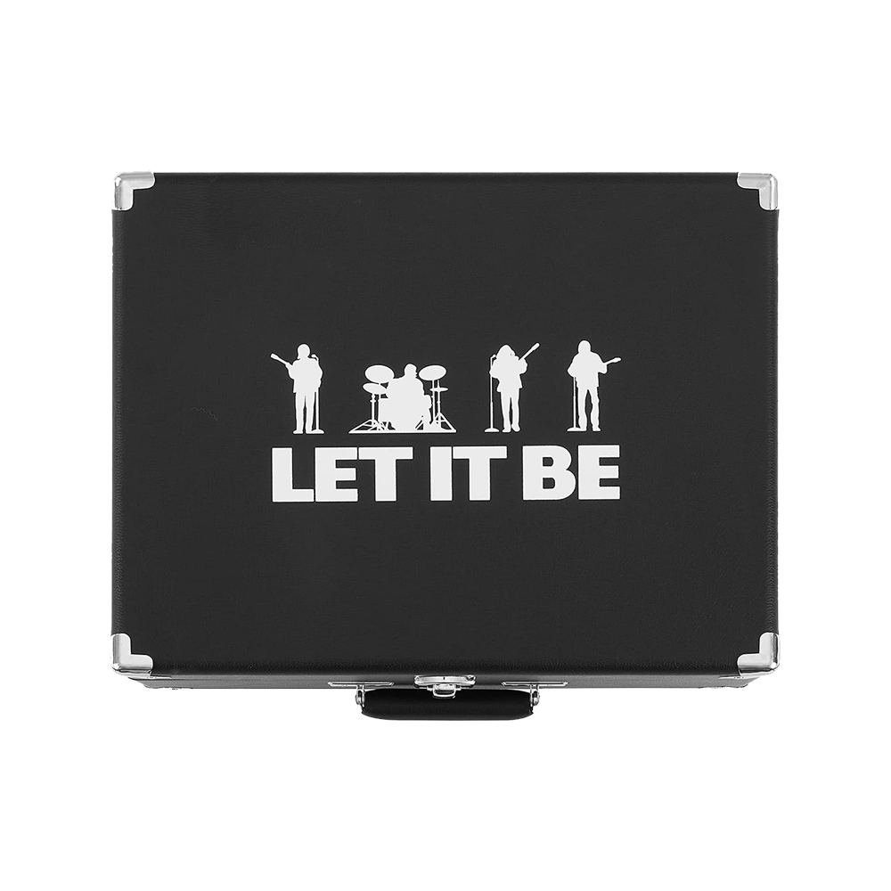 Crosley x The Beatles Let It Be Anthology Portable Turntable - Black - Top