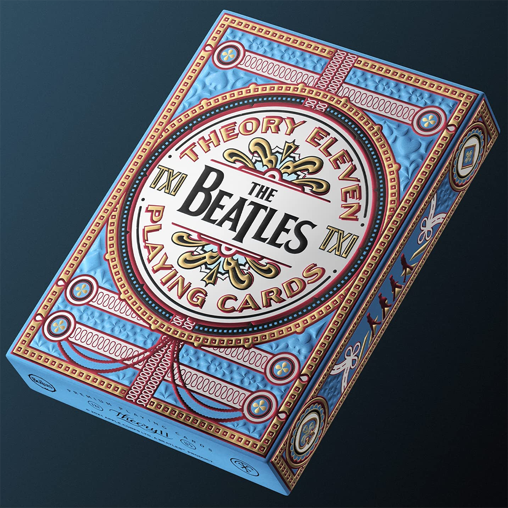 The Beatles x Theory11 Playing Cards Blue