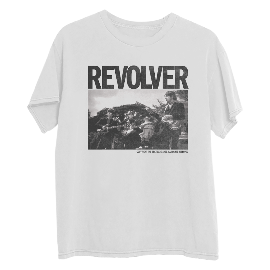 Revolver White Photo T-Shirt