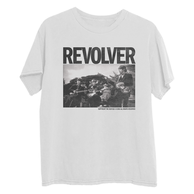 Revolver White Photo T-Shirt