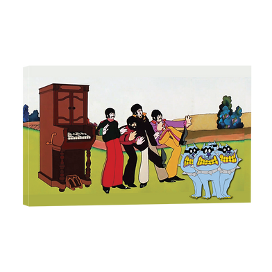 Beatles x DenniLu "Yellow Submarine" “Hey Bulldog” Canvas