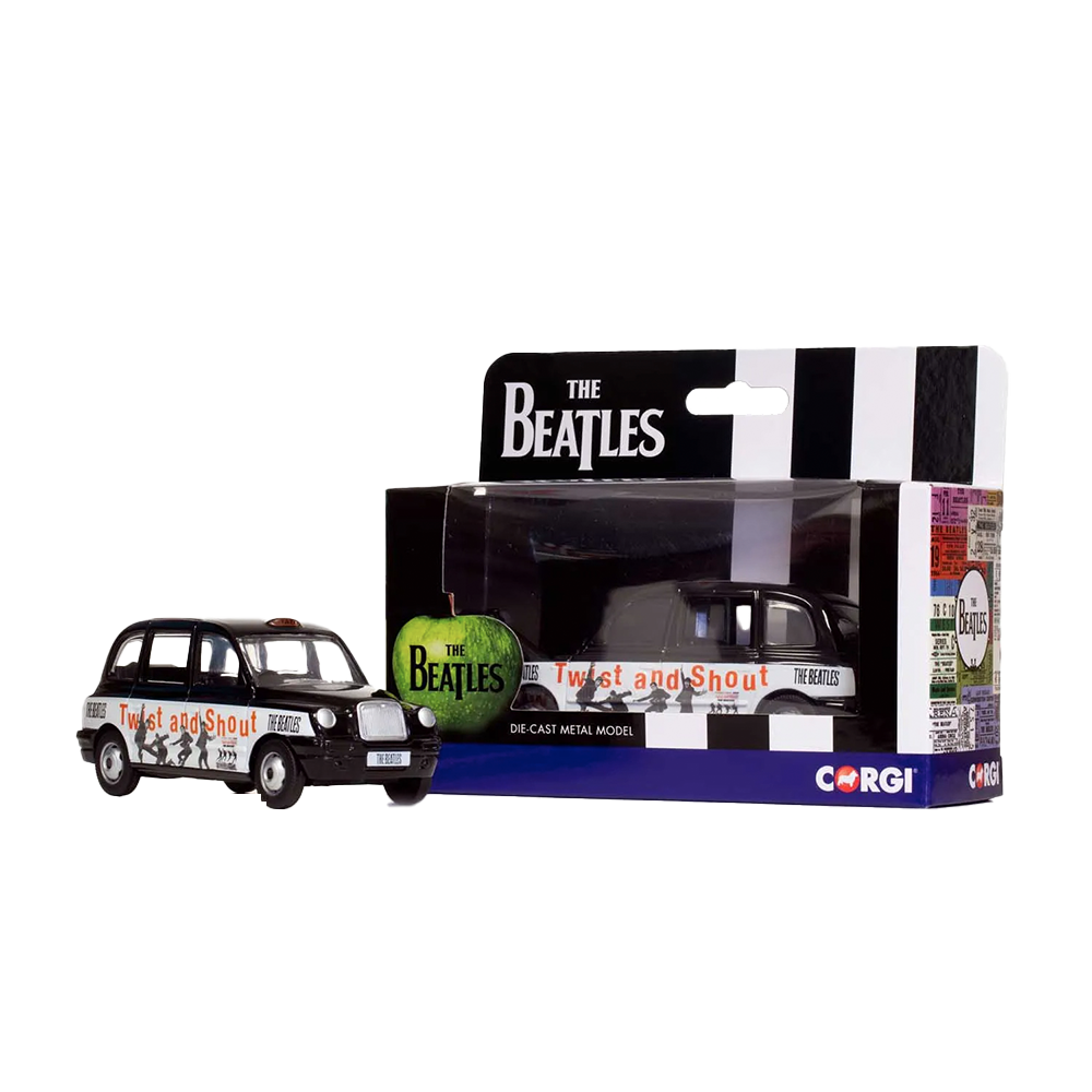 The Beatles x Hornby "Twist and Shout" London Taxi Packaging