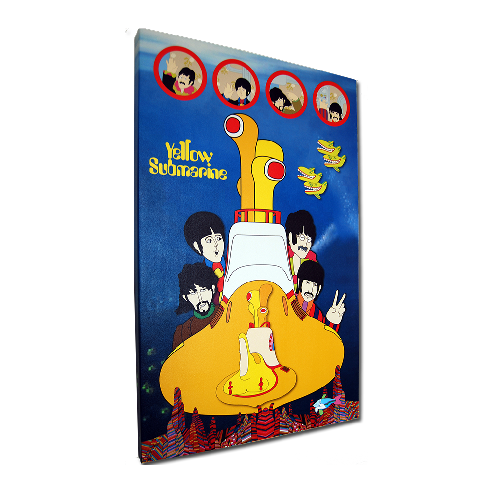 Beatles x DenniLu Yellow Submarine “Deep Blue” Canvas