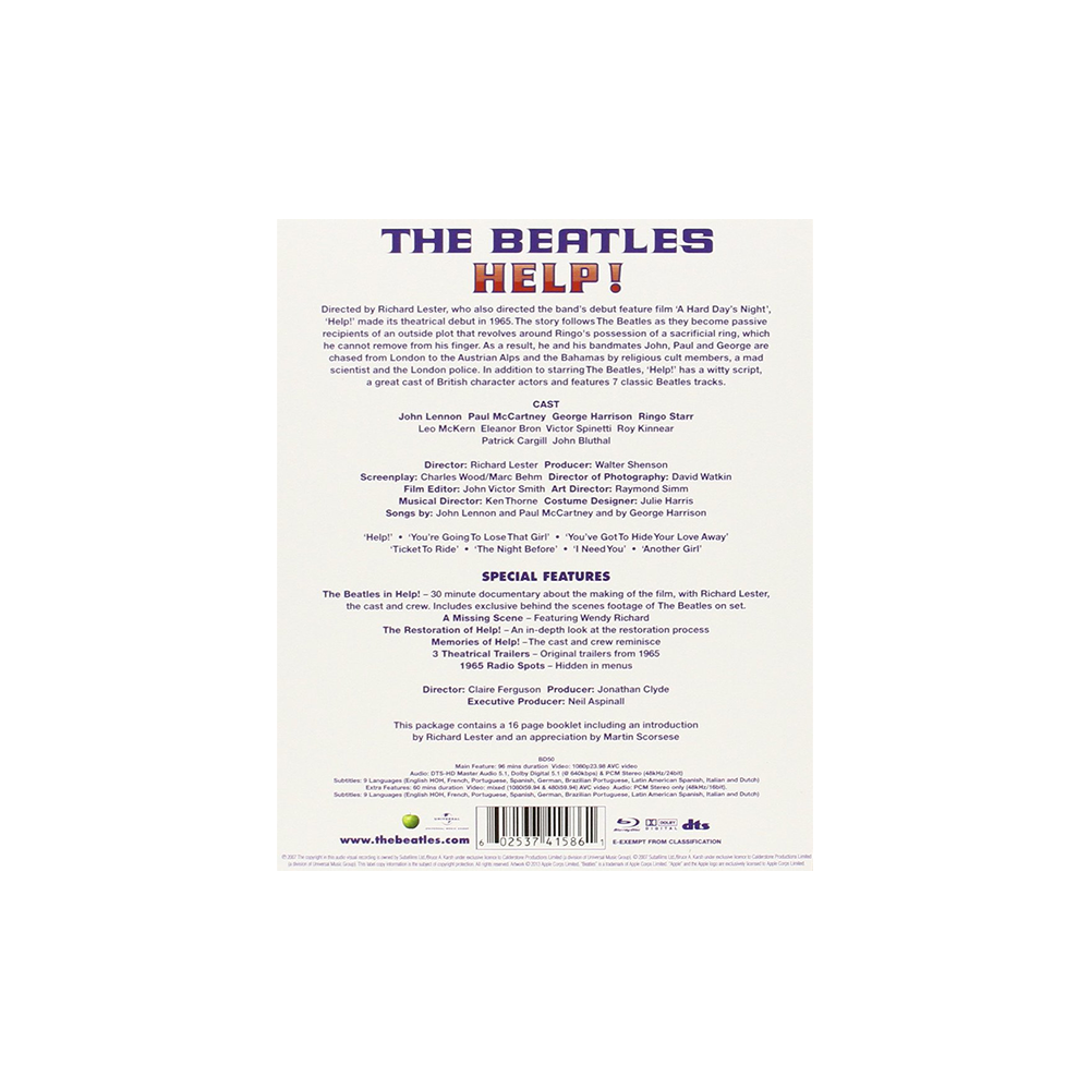 Help! Blu-Ray - The Beatles Official Store