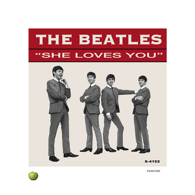 The Beatles x DenniLu "She Loves You" Unframed