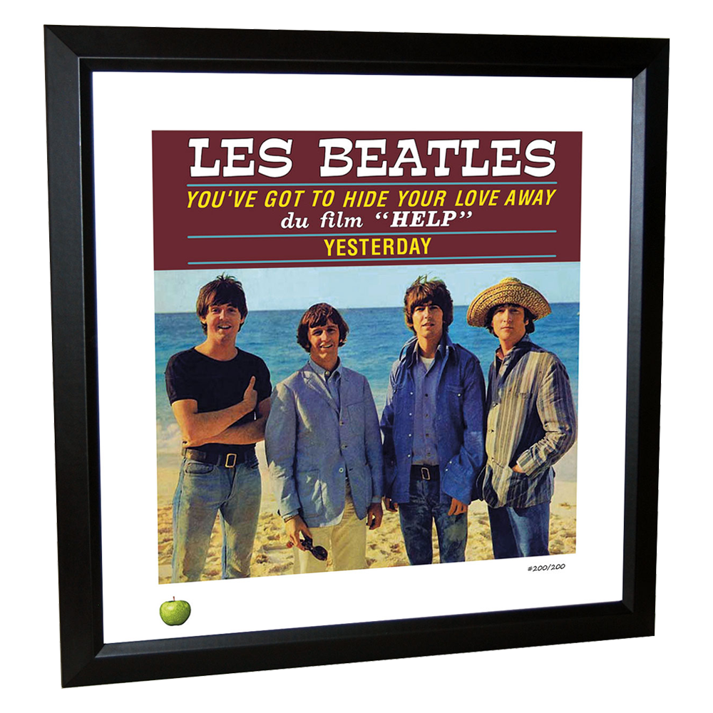 The Beatles x DenniLu "Yesterday" Framed