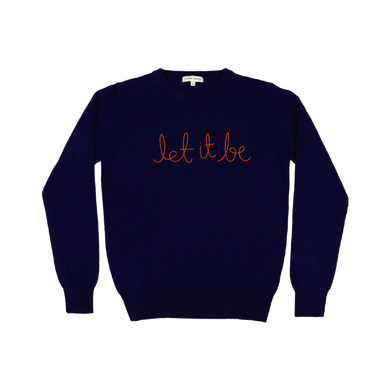 The Beatles x LINGUA FRANCA Let It Be Navy Sweater