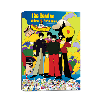 Beatles x DenniLu Yellow Submarine “Nothing Is Real” Canvas