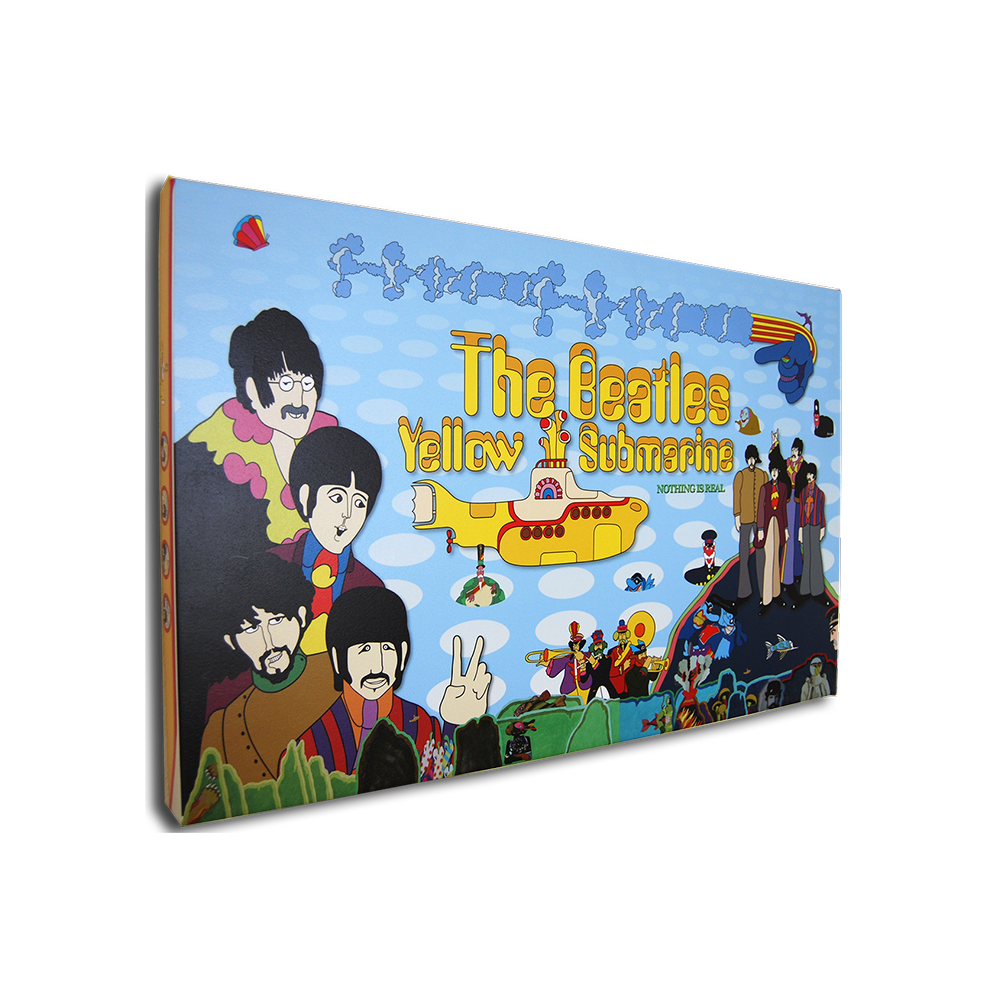 Beatles x DenniLu "Yellow Submarine" “Sea Of Blue” Canvas