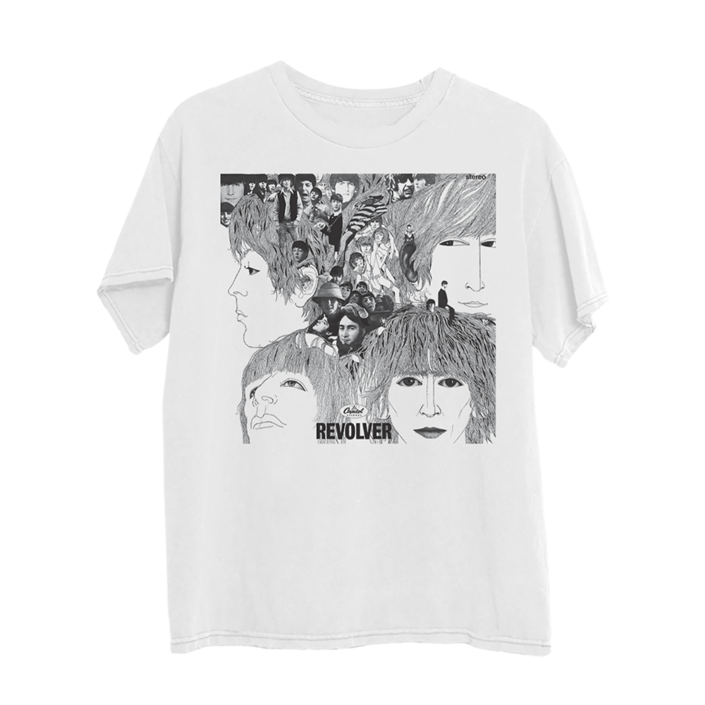 Revolver Album White T-Shirt